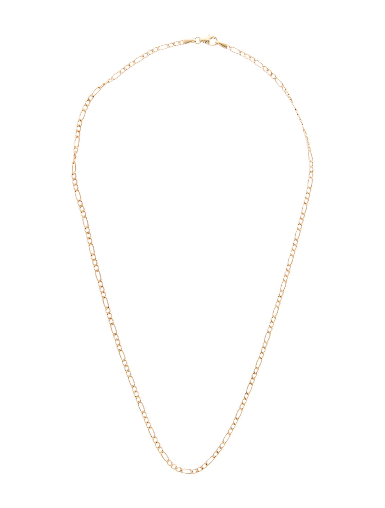 Mejuri 14K Figaro Chain Necklace