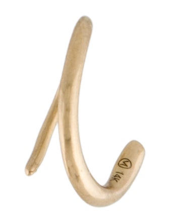 Mejuri 14K Spiral Hoop Single Earring