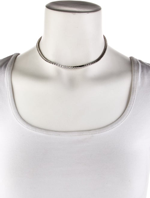 Mejuri Synthetic Sapphire Tennis Necklace