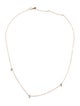 Mejuri 14K Diamond Trio Collar Necklace