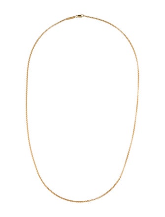 Mejuri 14K Round Box Chain Necklace