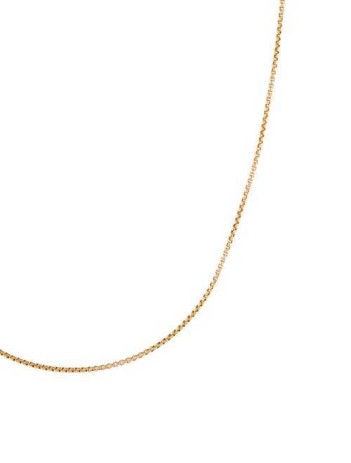 Mejuri 14K Round Box Chain Necklace