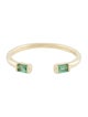 Mejuri 14K Emerald Open Ring