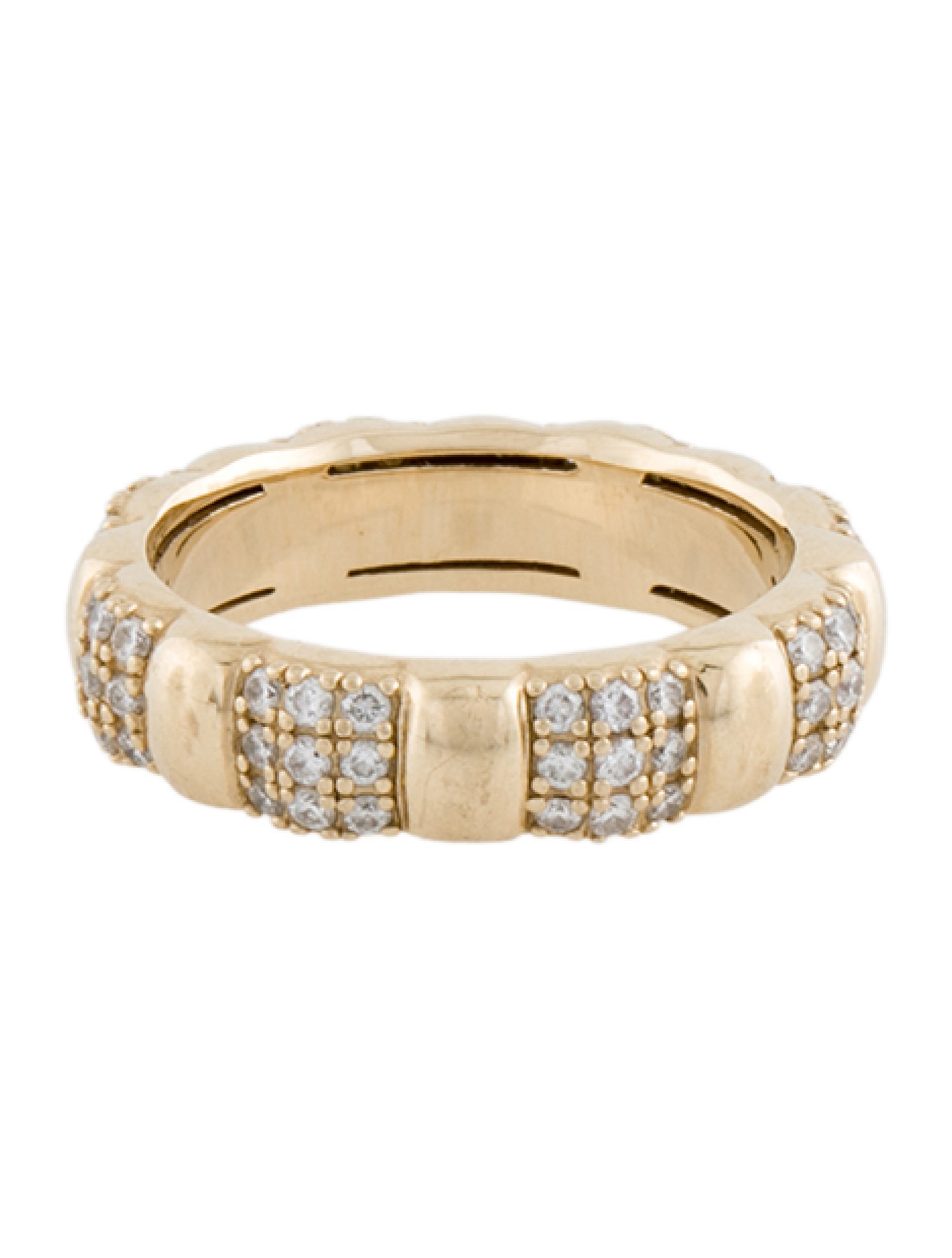 Mejuri 14K Diamond Pavé Diamond Soft Charlotte Ring