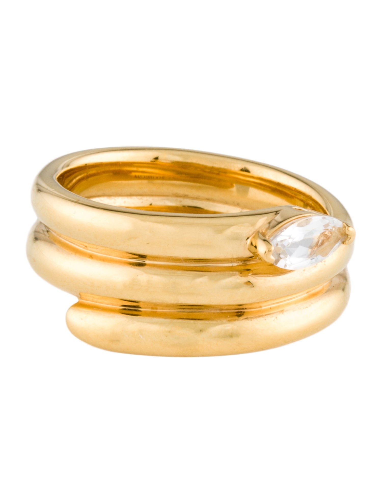 Mejuri Topaz Boa Coil Ring