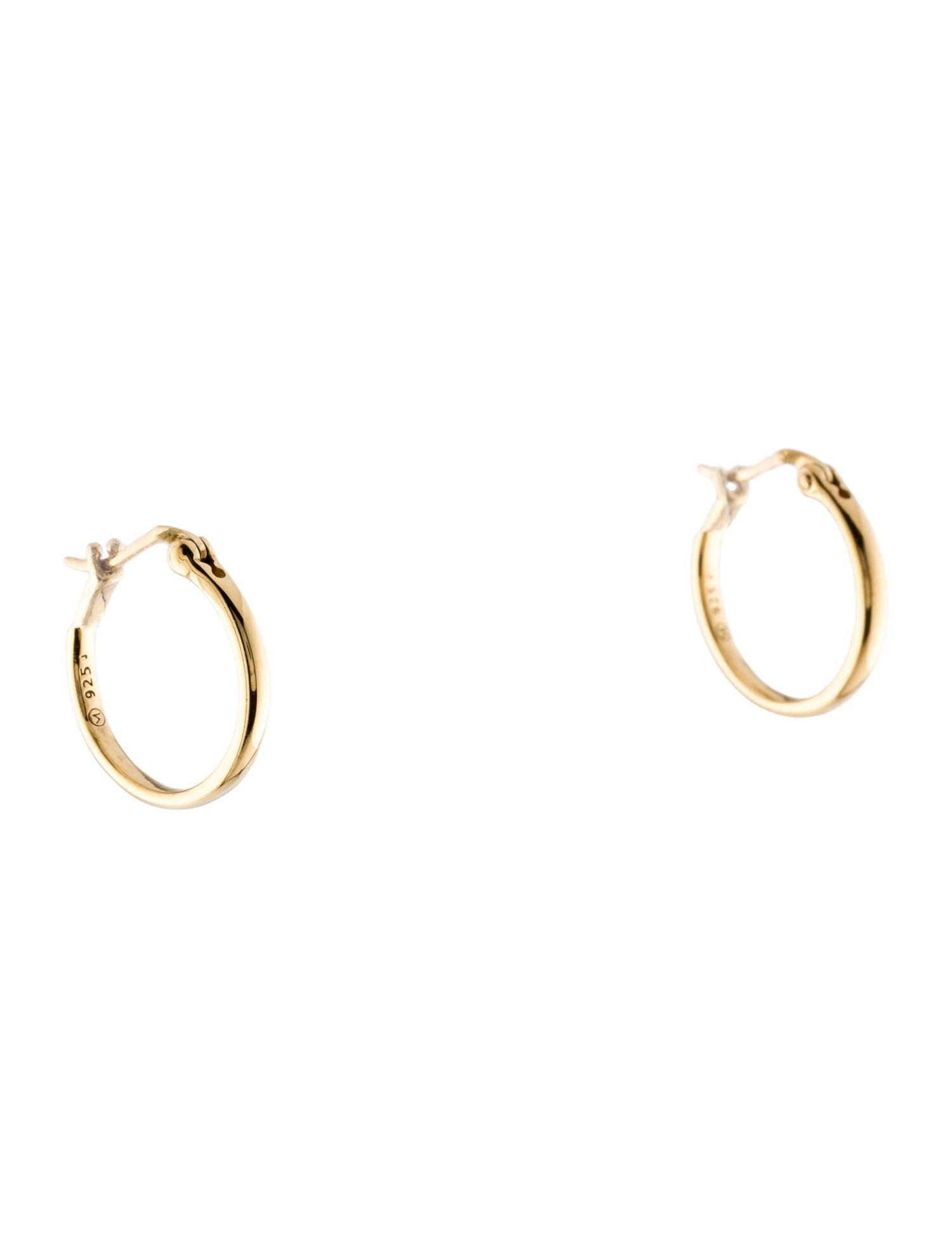 Mejuri Thin Hoop Earrings