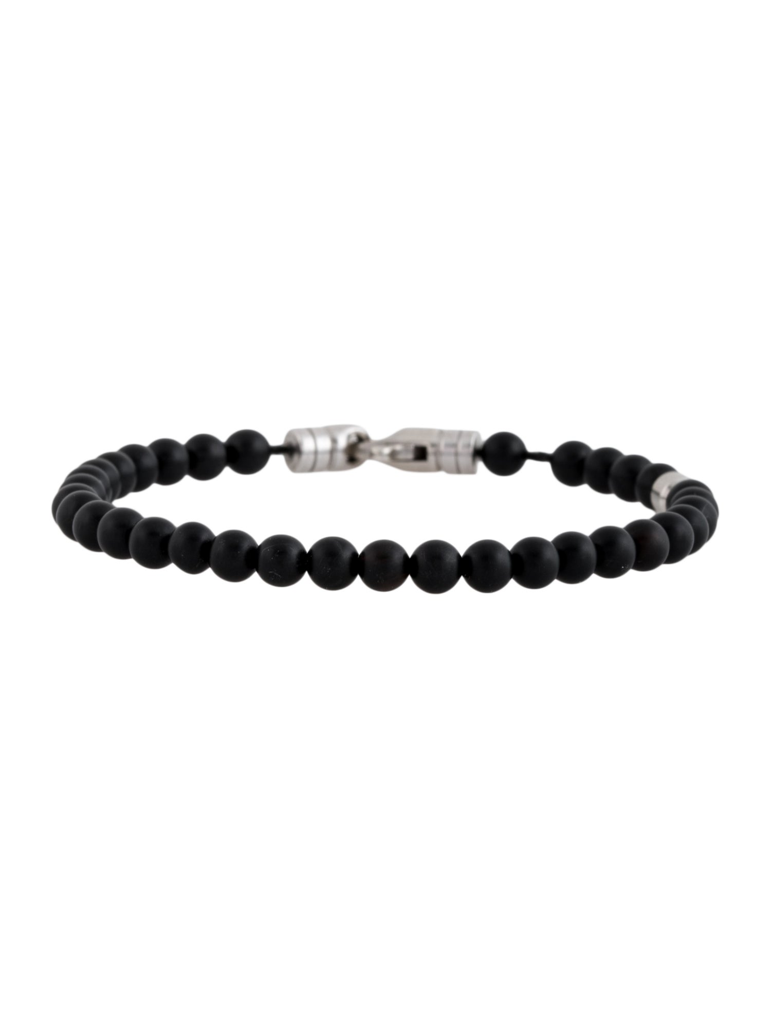 Mejuri Onyx Beaded Bracelet
