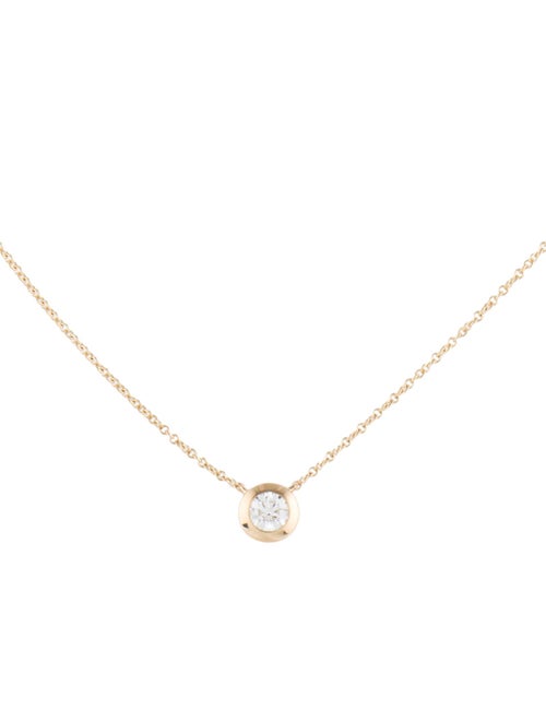 Mejuri 14K Diamond Pendant Necklace
