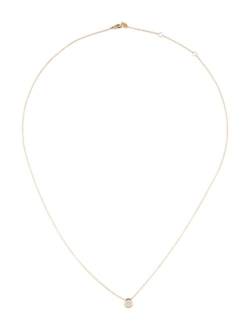 Mejuri 14K Diamond Pendant Necklace