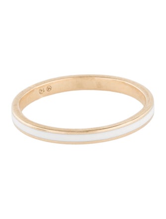 Mejuri 14K Enamel Stacker Band