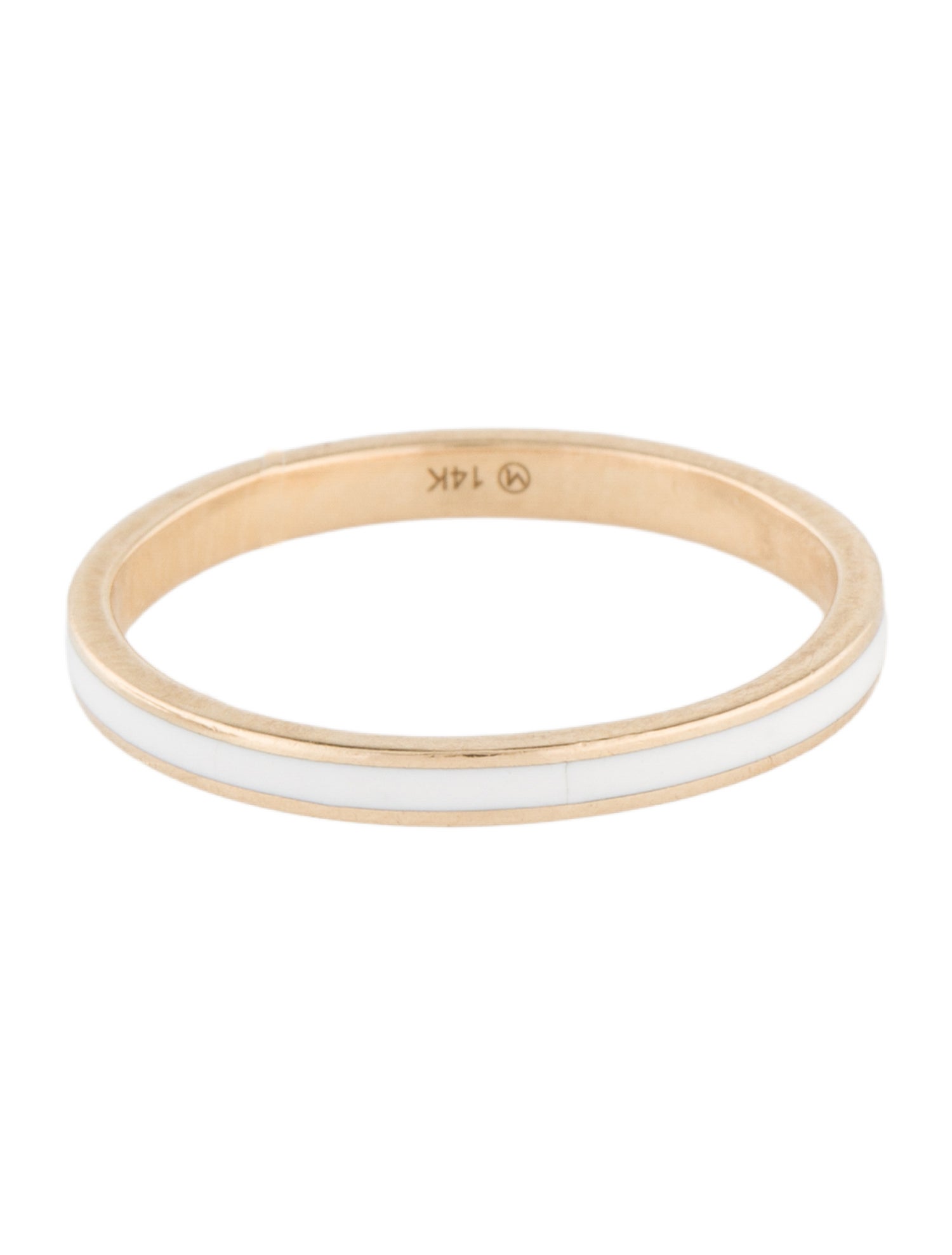 Mejuri 14K Enamel Stacker Band