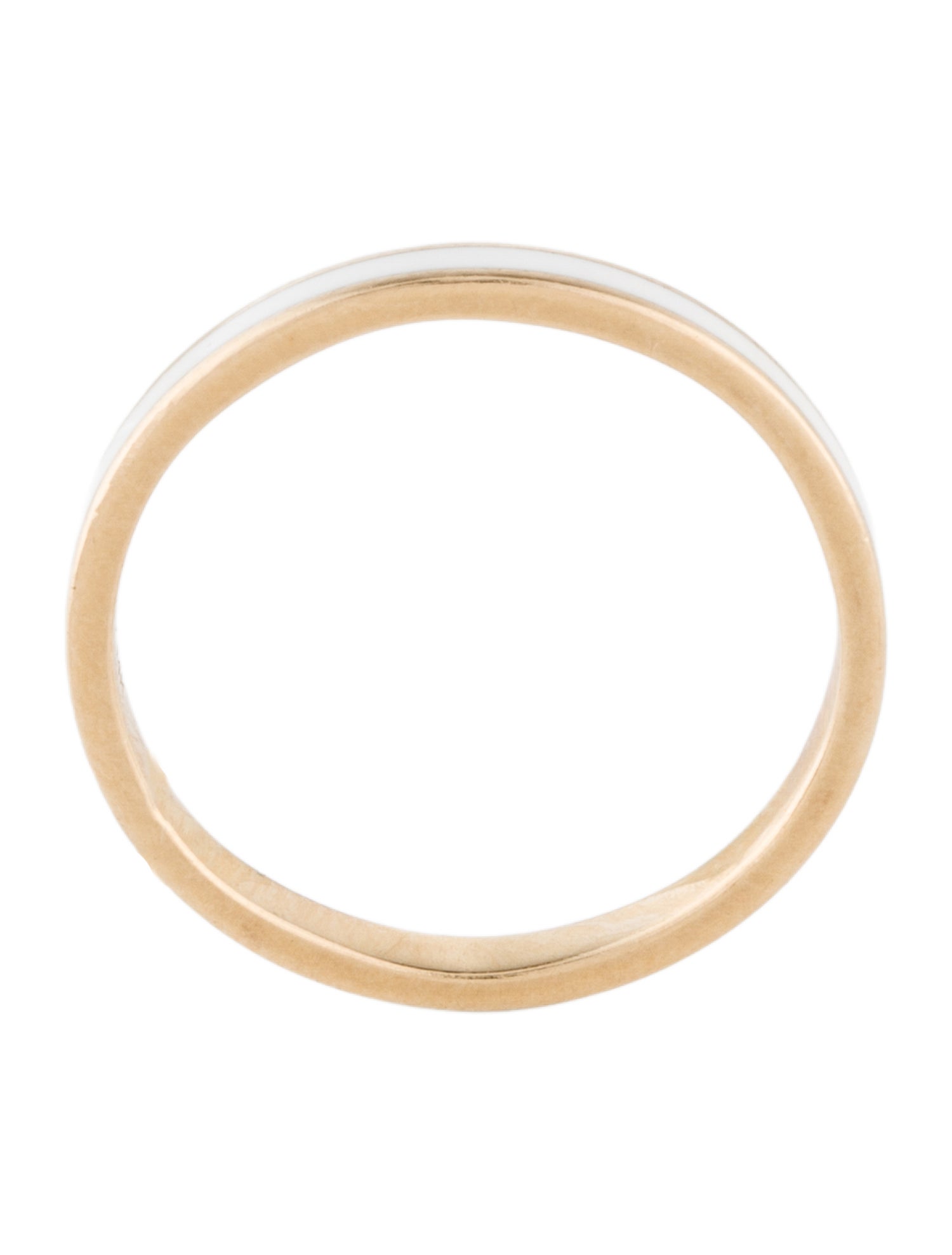 Mejuri 14K Enamel Stacker Band