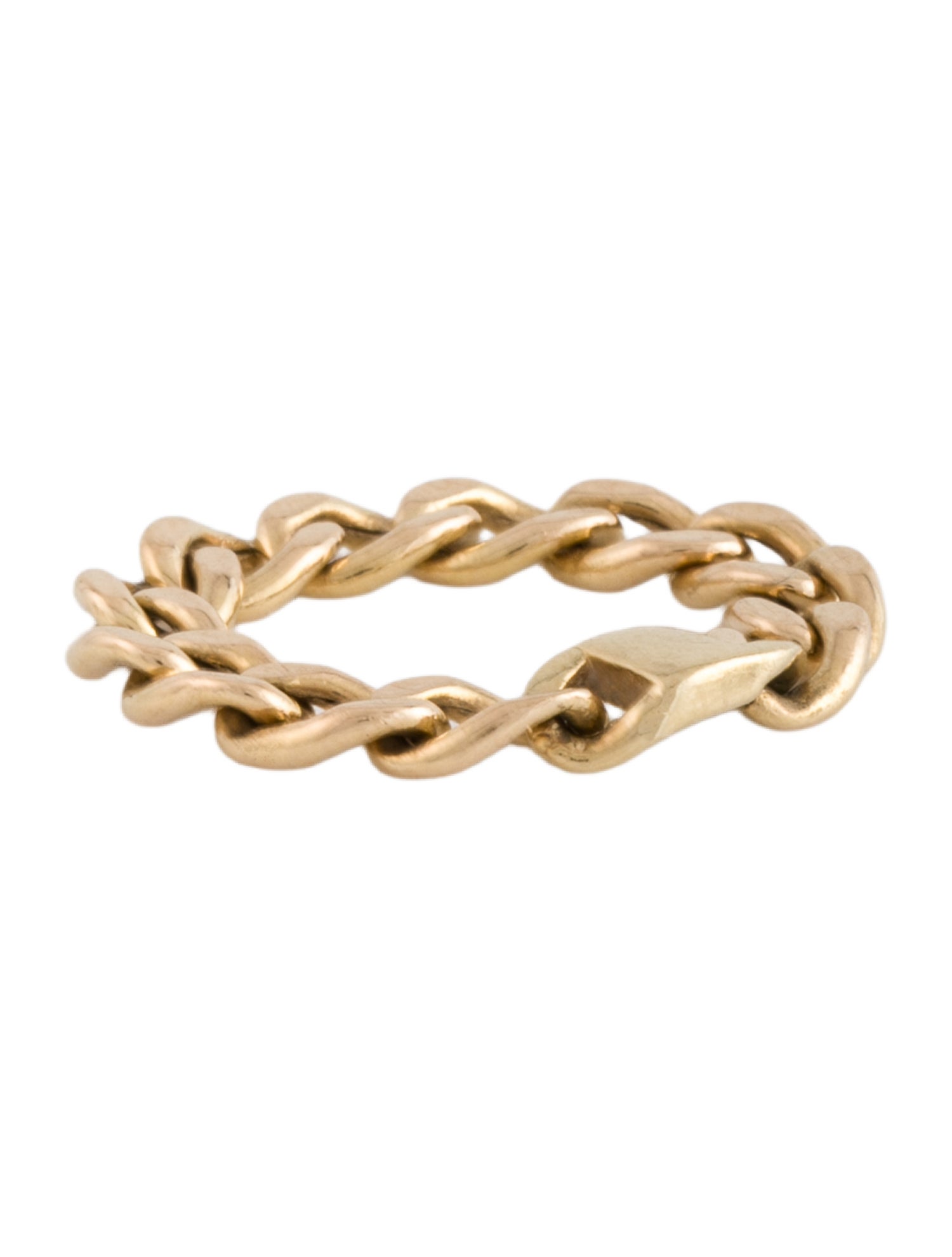 Mejuri 14K Bold Chain Ring