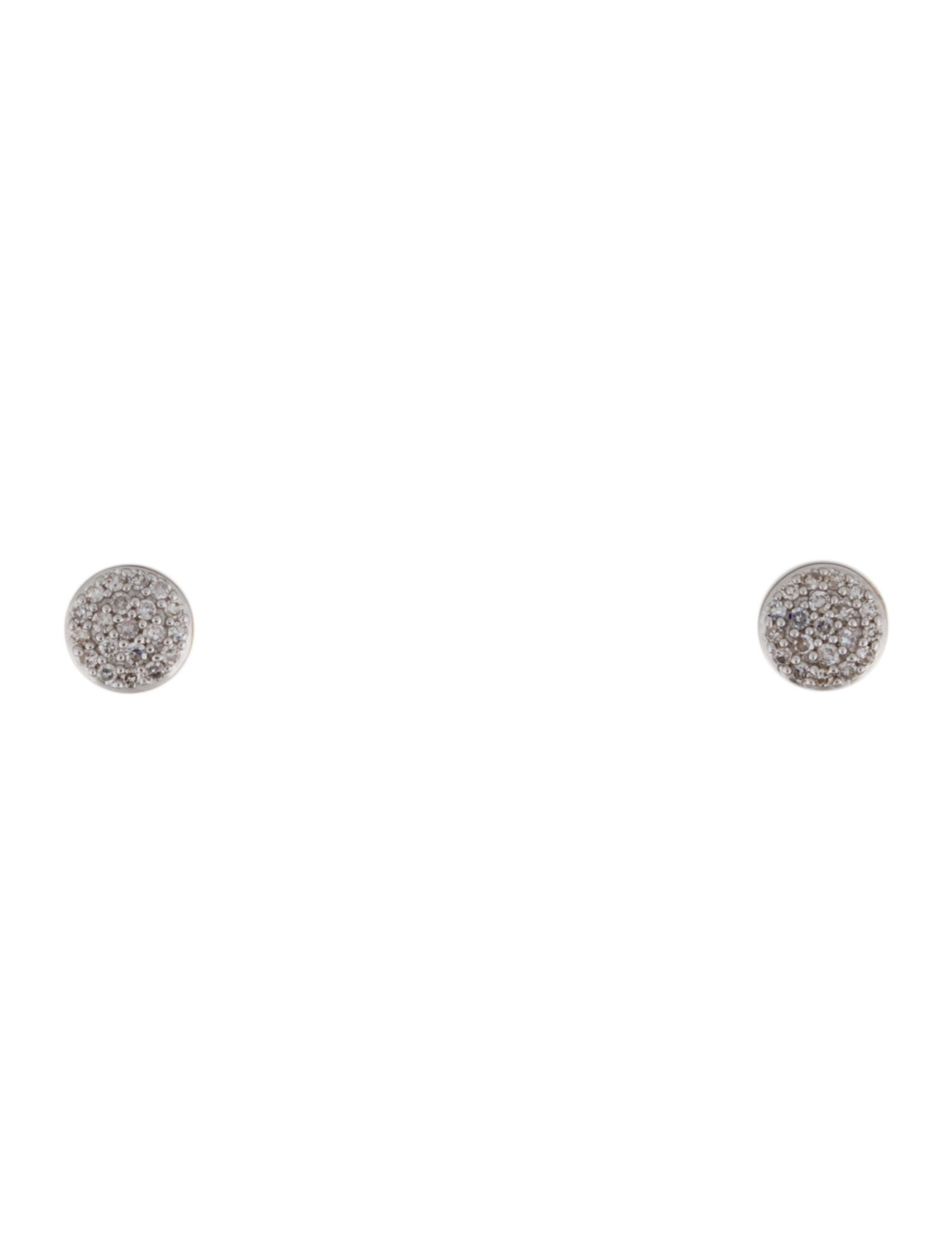 Mejuri 14K Diamond Round Stud Earrings