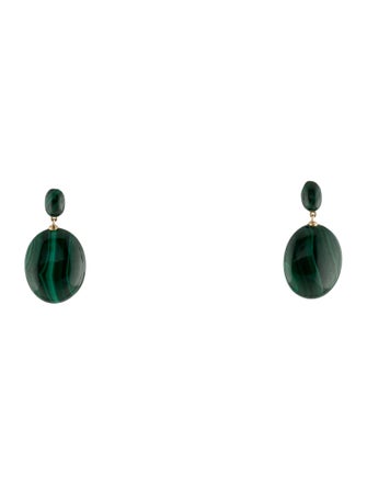 Mejuri Malachite Drop Earrings