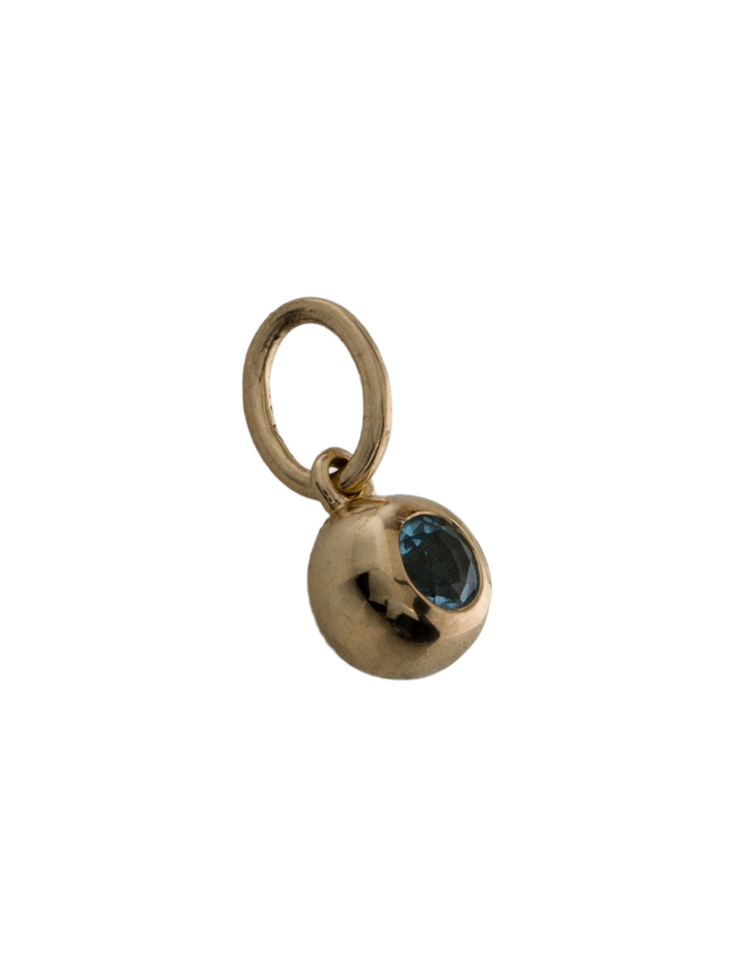 Mejuri 14K Topaz Small Charm Pendant