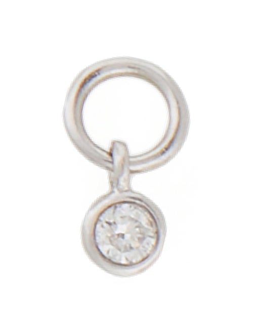 Mejuri 14K Diamond Bezel Charm