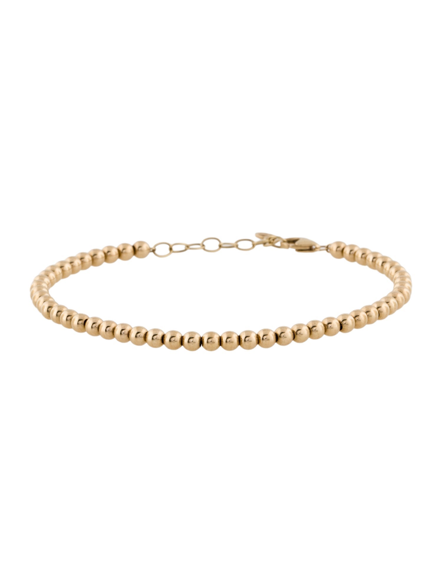 Mejuri 14K Bead Strand Bracelet