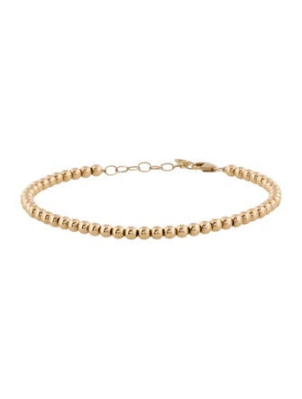 Mejuri 14K Bead Strand Bracelet
