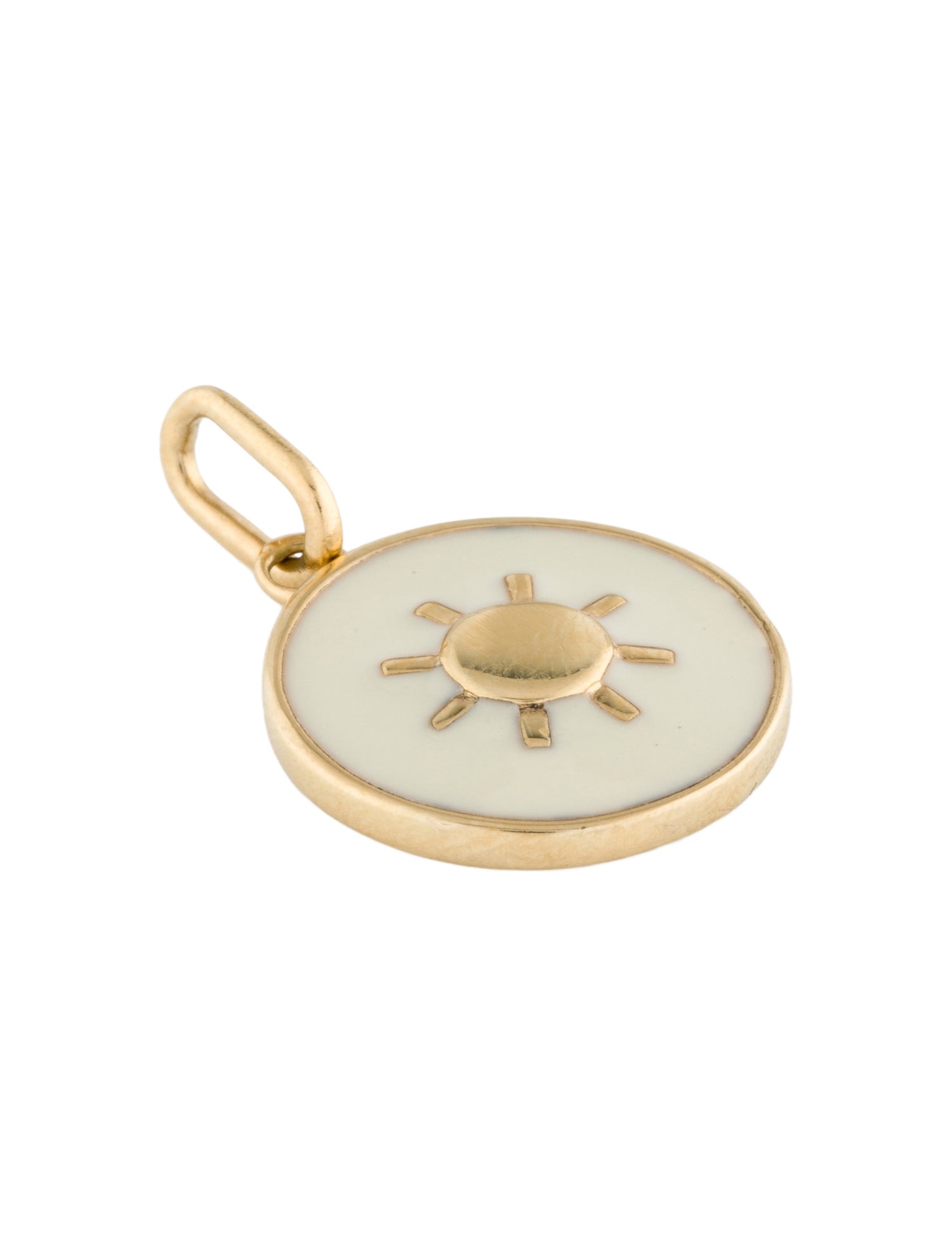 Mejuri & Matilda Enamel Djerf Sun Charm Pendant
