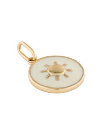 Mejuri & Matilda Enamel Djerf Sun Charm Pendant