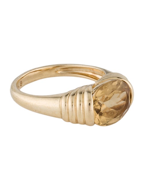 Mejuri 14K 2.05ct Honey Quartz Heirloom Ring