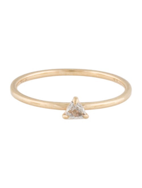 Mejuri 14K Topaz Trillion Stacker Ring