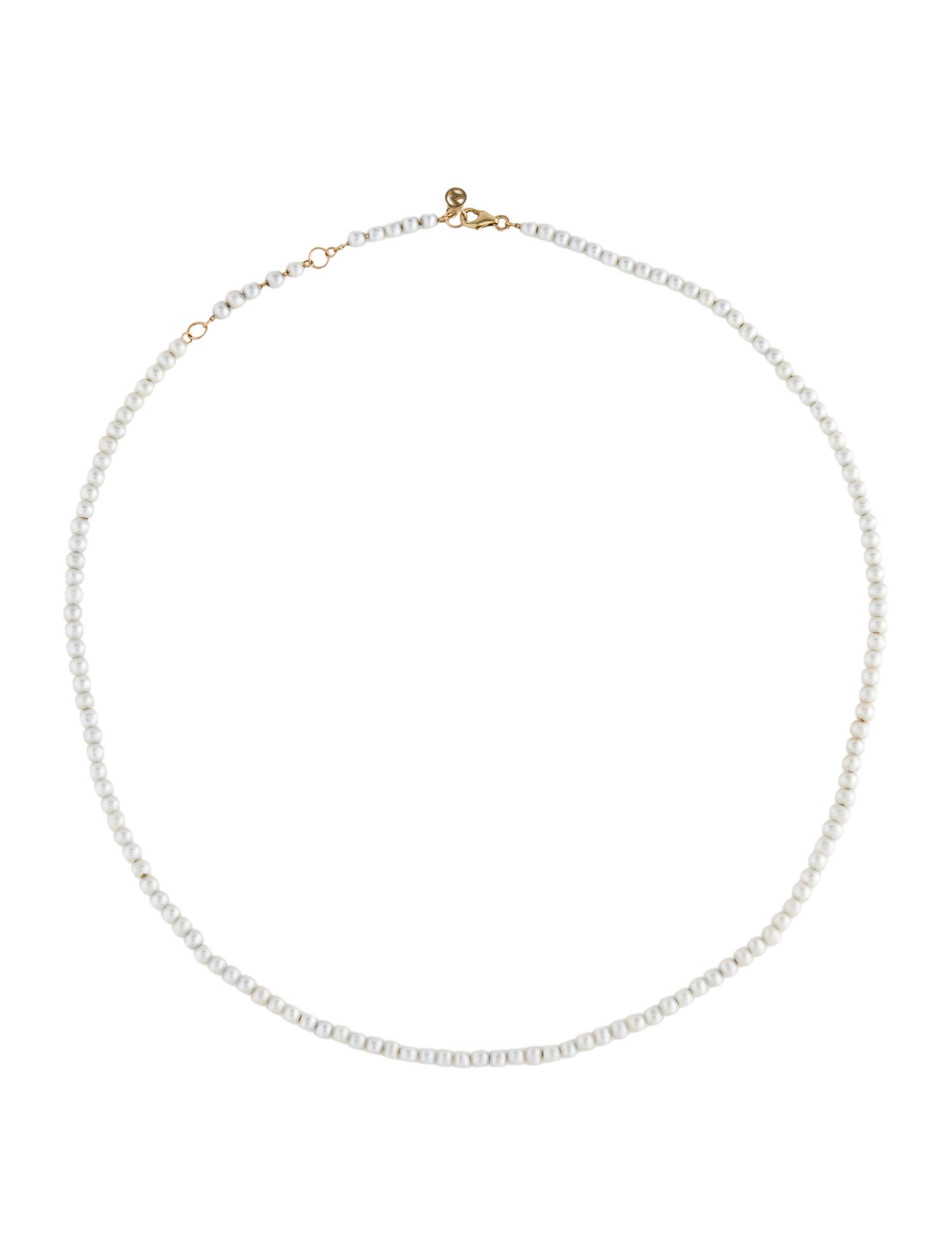 Mejuri 14K Pearl Strand Necklace