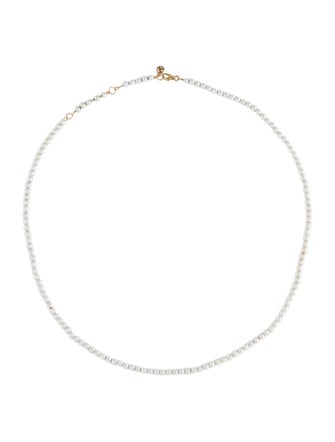 Mejuri 14K Pearl Strand Necklace