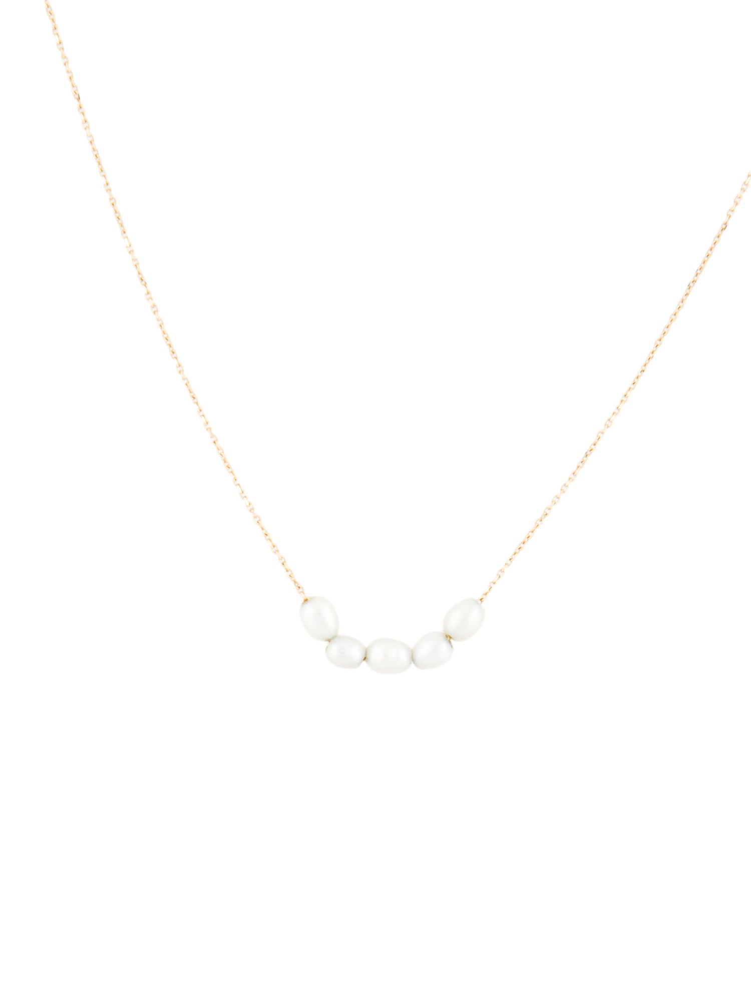 Mejuri 14K Organic Pearl Necklace