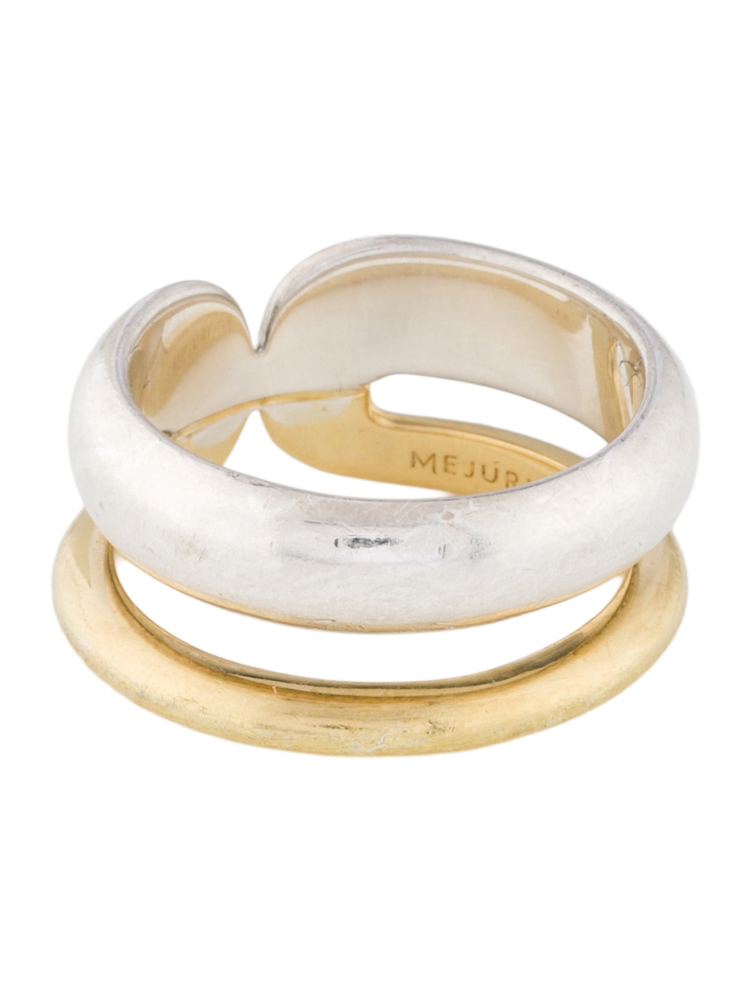 Mejuri Two-Tone Duet Mixed Band