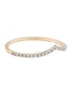 Mejuri 14K Diamond Pavé Wishbone Ring