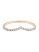Mejuri 14K Diamond Pavé Wishbone Ring