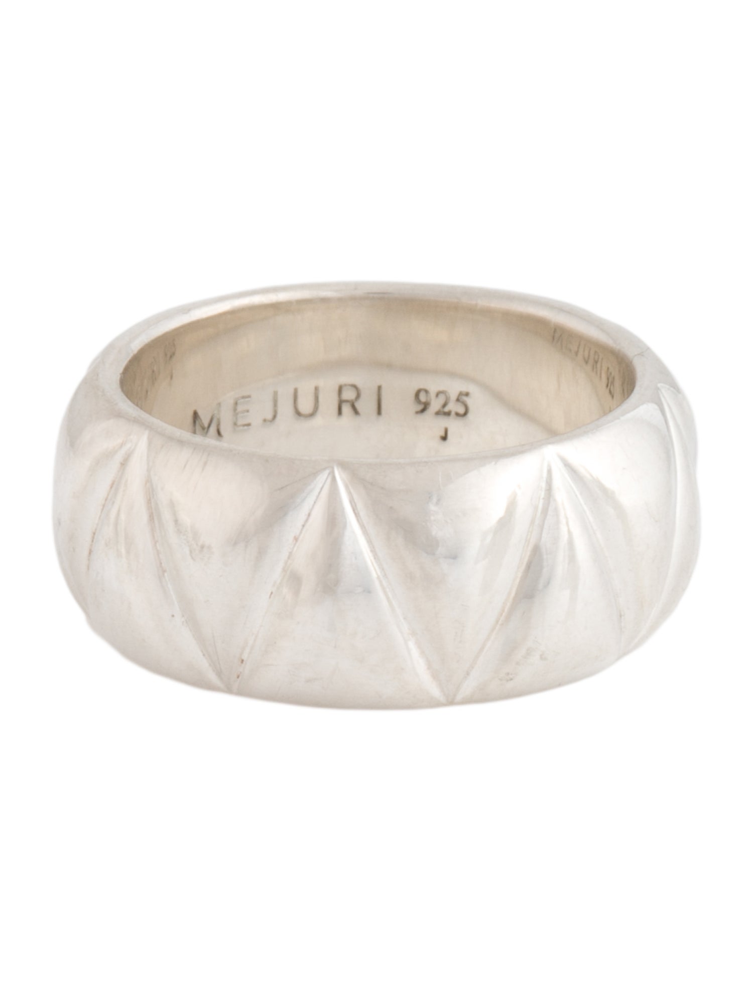 Mejuri Textured Band
