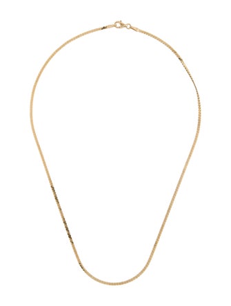 Mejuri 14K Serpentine Chain Necklace