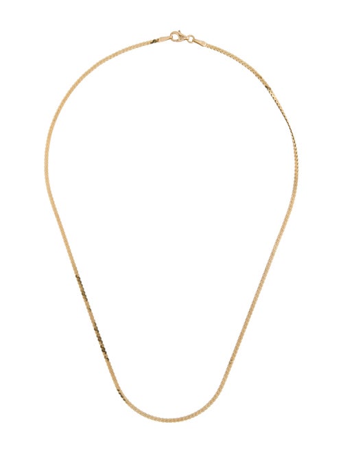 Mejuri 14K Serpentine Chain Necklace