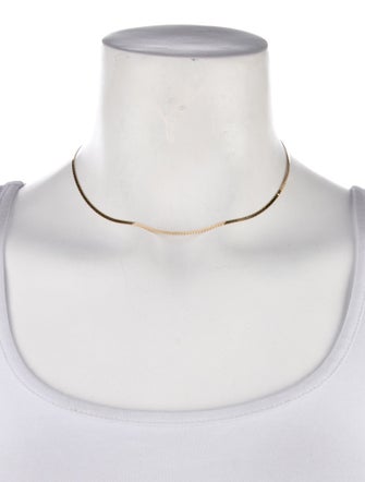 Mejuri 14K Serpentine Chain Necklace