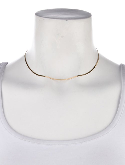 Mejuri 14K Serpentine Chain Necklace