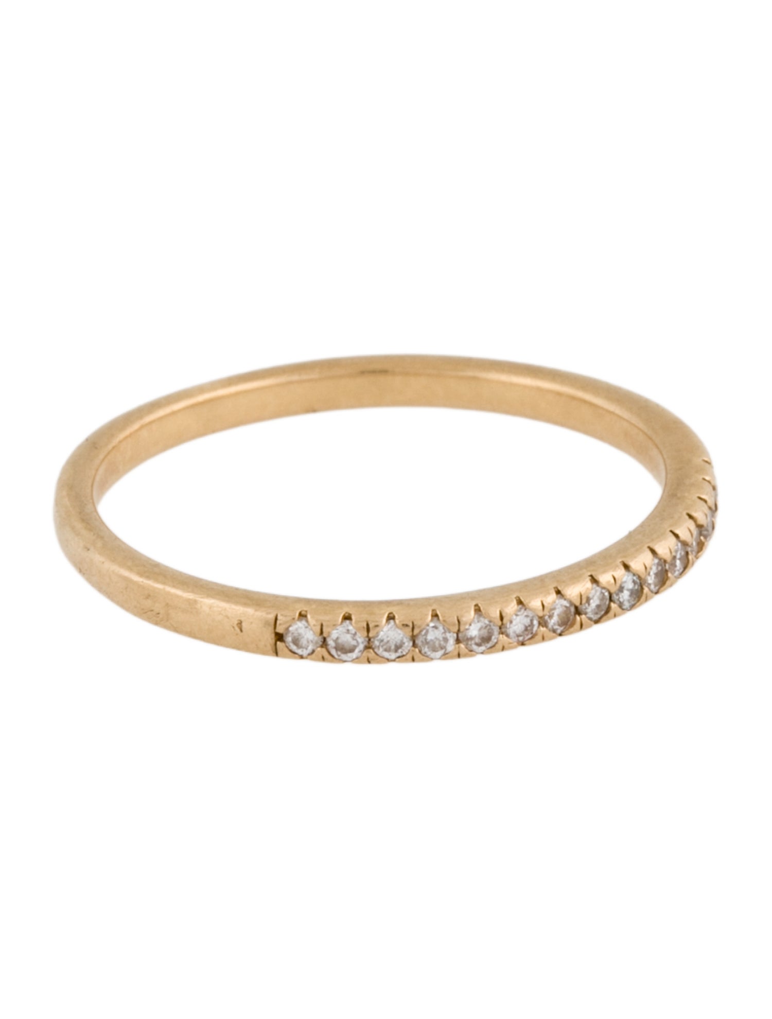 Mejuri 14K Diamond Band Ring