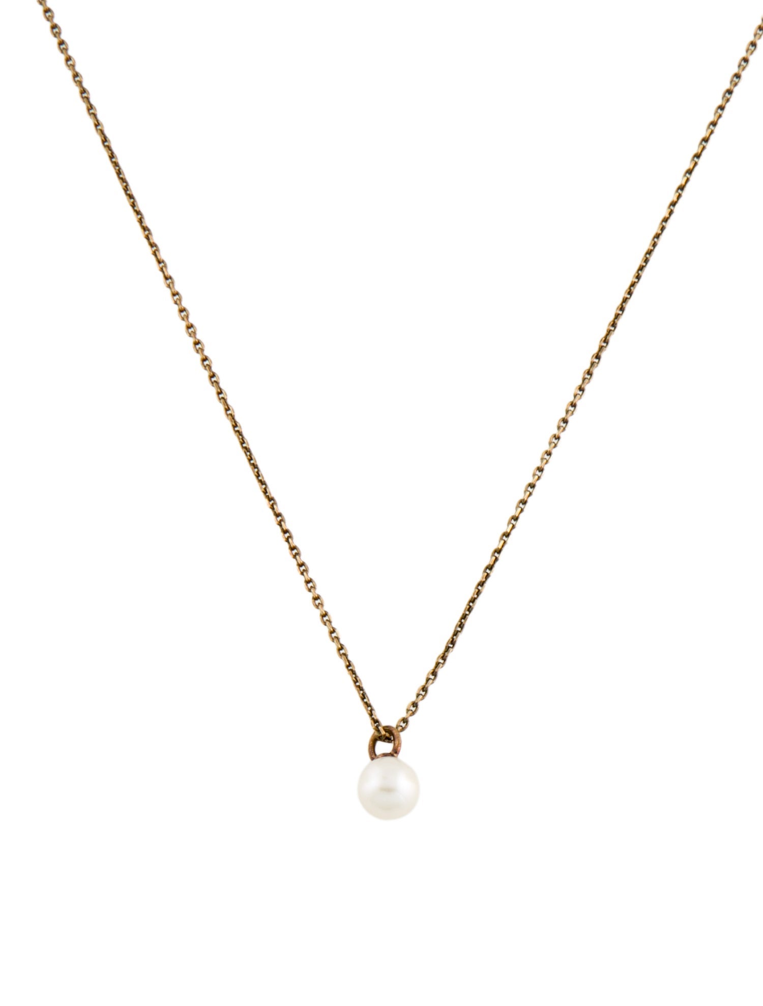 Mejuri Pearl Pendant Necklace