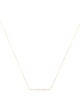 Mejuri 14K Diamond Linear Necklace