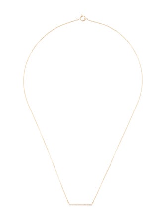 Mejuri 14K Diamond Linear Necklace