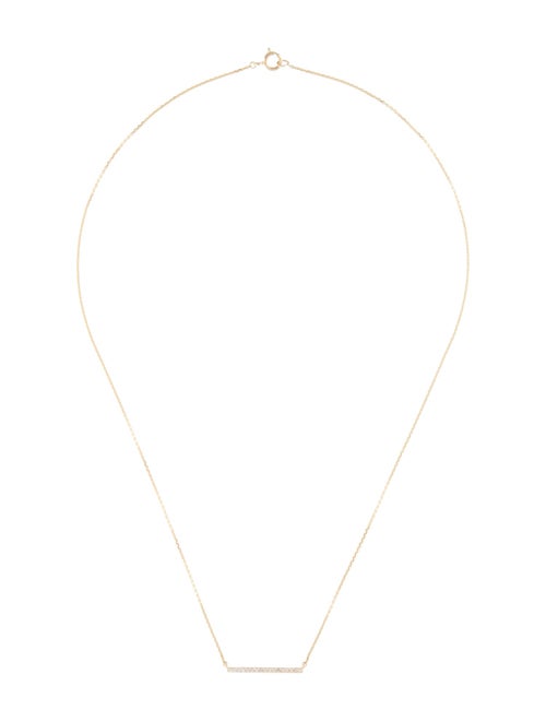 Mejuri 14K Diamond Linear Necklace