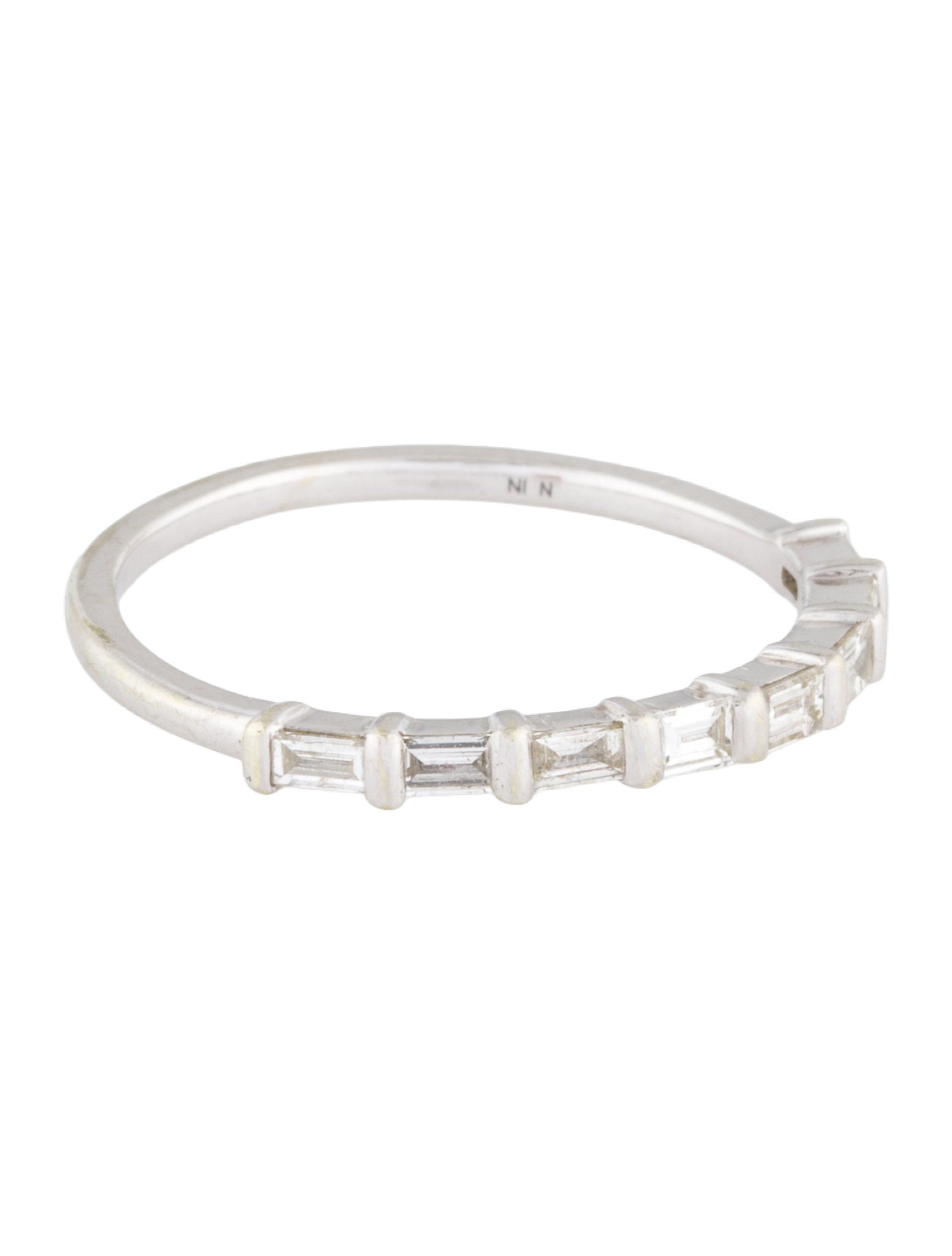 Mejuri 14K Diamond Half Eternity Band