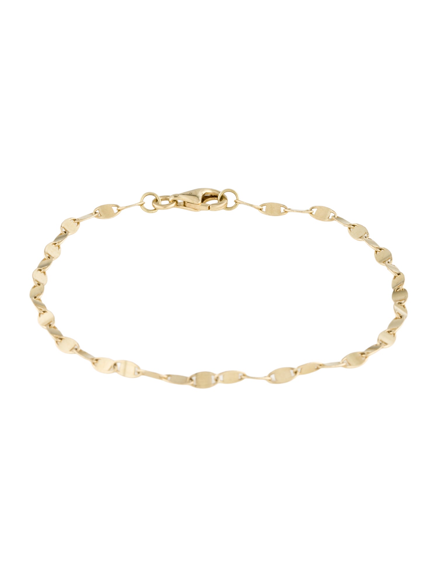 Mejuri 14K Anchor Chain Link Bracelet