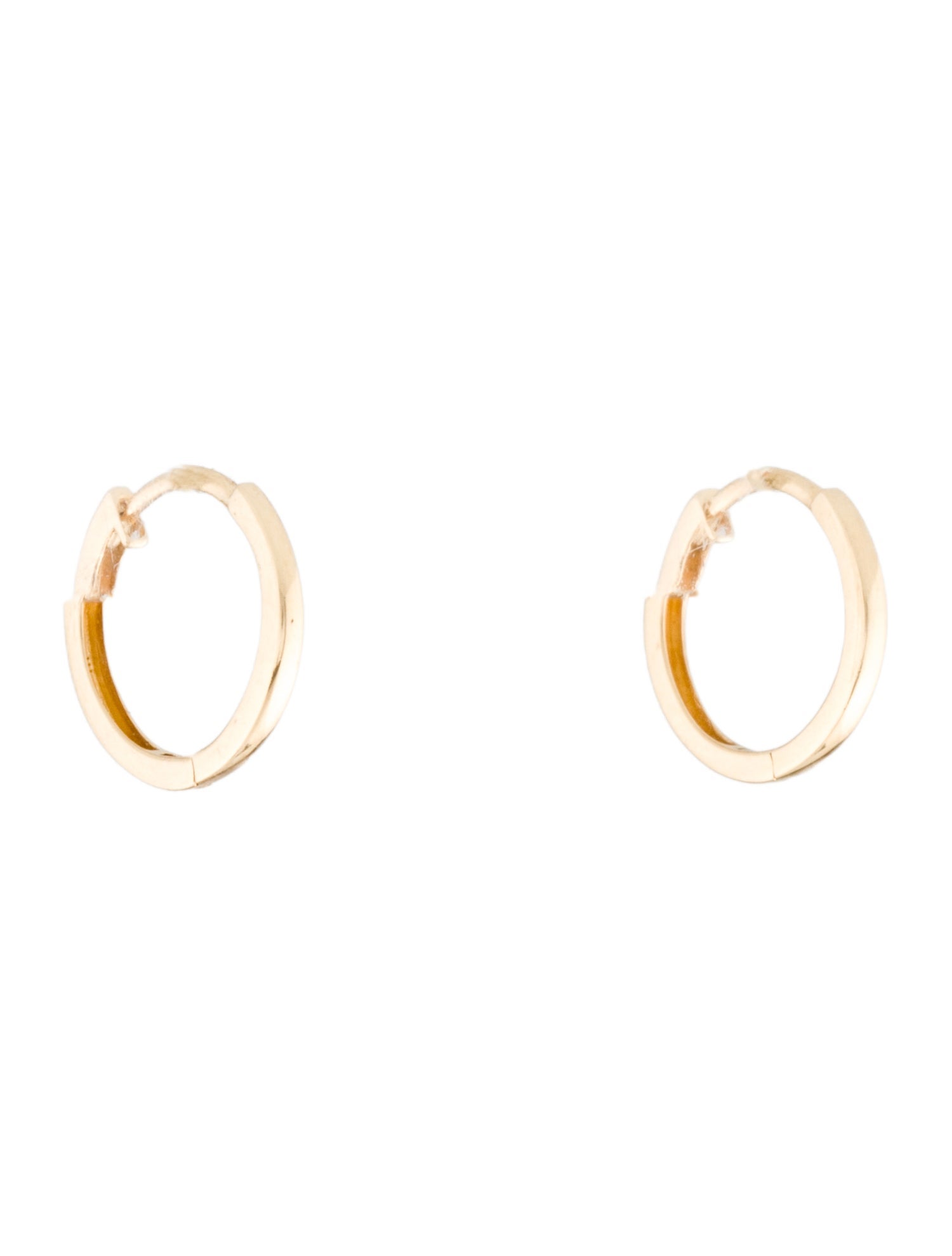 Mejuri 14K Easy Huggie Hoop Earrings