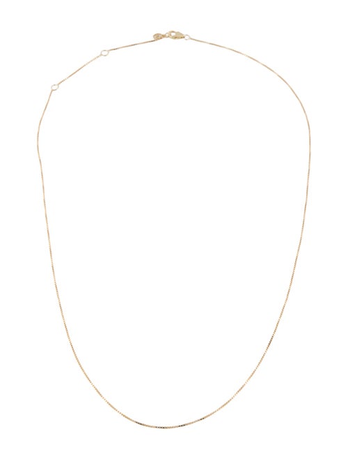 Mejuri 14K Baby Box Chain Necklace