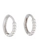 Mejuri 14K Beaded Huggie Hoops