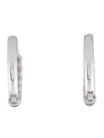 Mejuri 14K Beaded Huggie Hoops