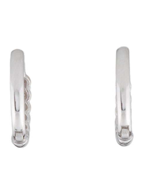 Mejuri 14K Beaded Huggie Hoops